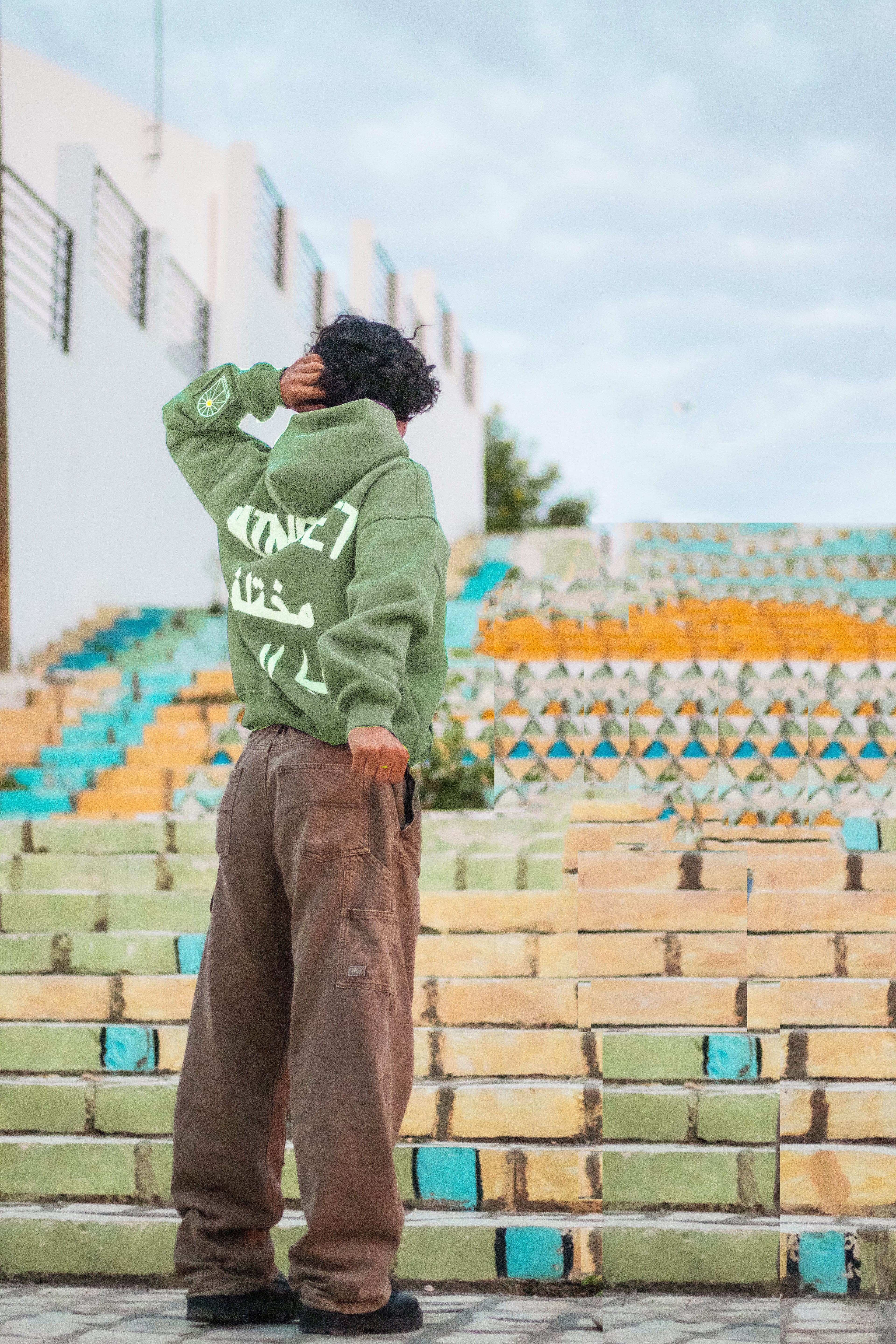 Green Hoodie - Mindset Mokhtalef