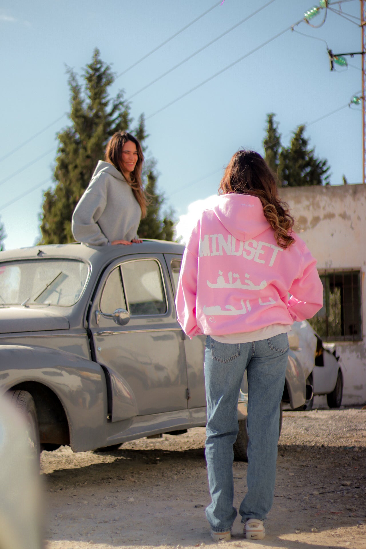 Pink Hoodie - Mindset Mokhtalef