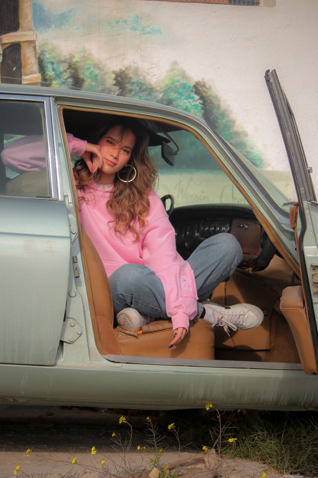 Pink Hoodie - Mindset Mokhtalef