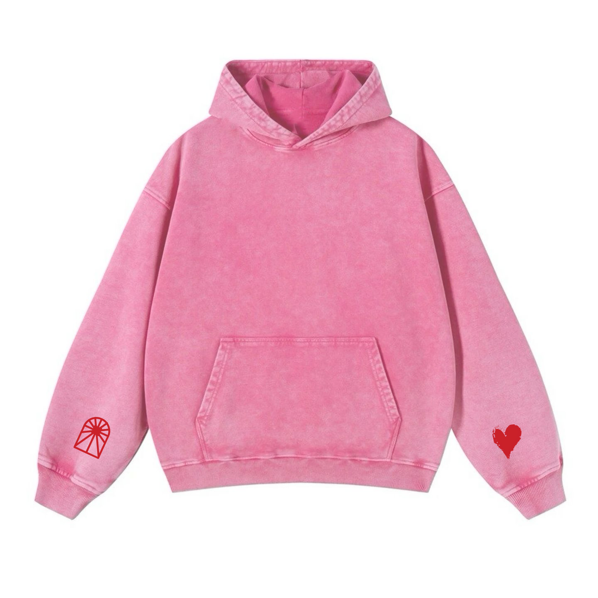 Simple Pink Hoodie